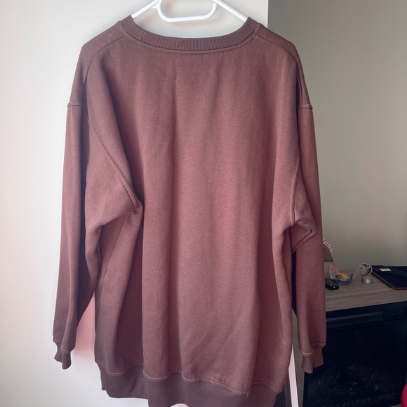 Cherokee Coffee Brown Oversized Crewneck Size Large - Picture 3 of 6